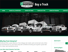 Tablet Screenshot of enterprisetrucksales.com